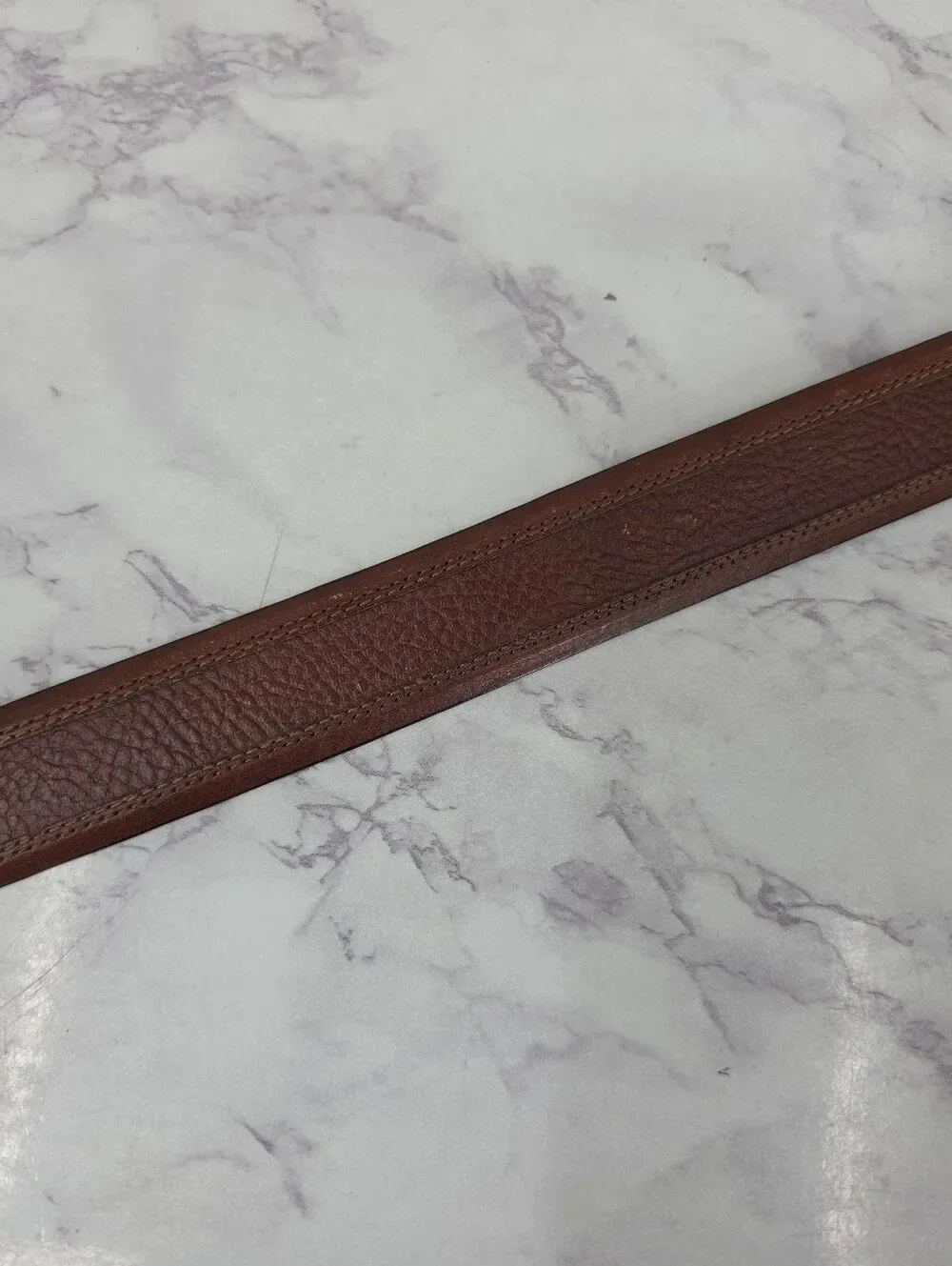 Cremieux Men's Brown Leather Belt - Classic Casual Style Size 44